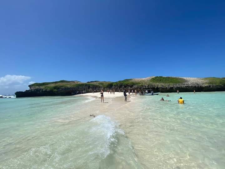 La lingua di sabbia dell’Isola dell’Amore a Watamu