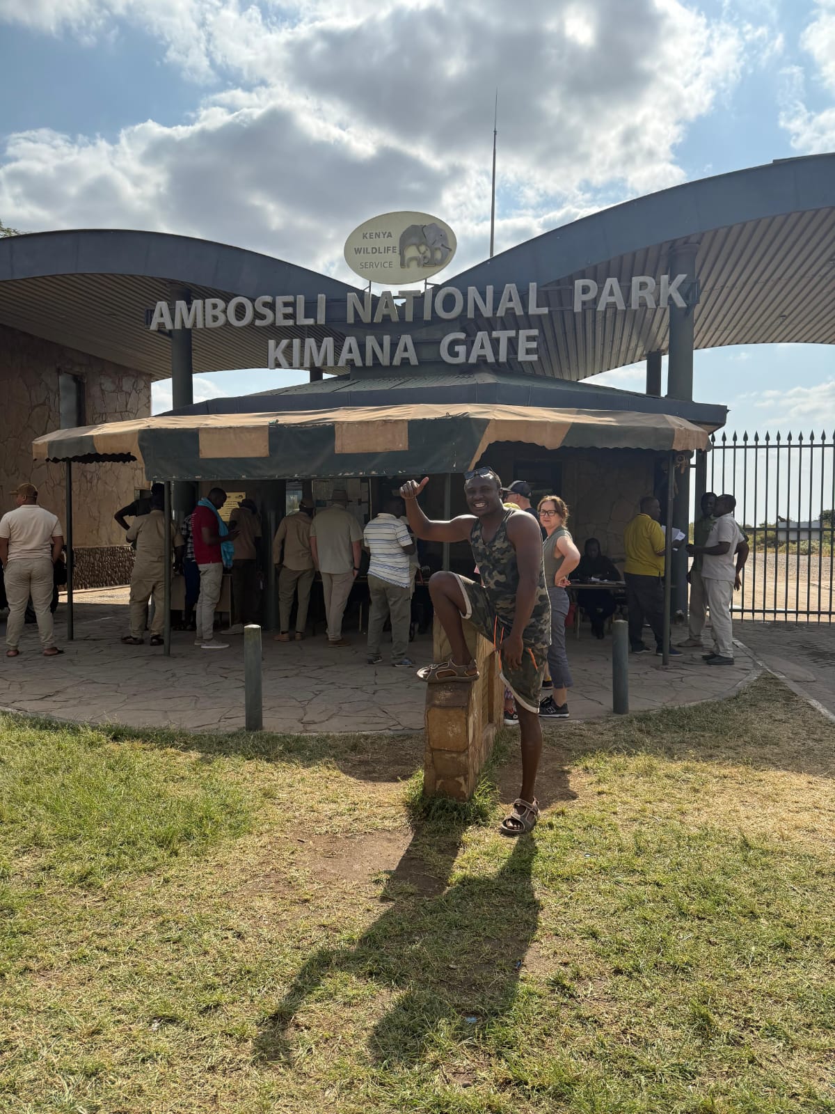 Branzino all’ingresso dell’Amboseli